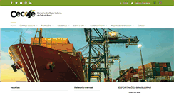 Desktop Screenshot of cecafe.com.br
